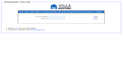 Desktop Screenshot of mail.villah.com