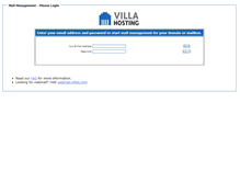Tablet Screenshot of mail.villah.com